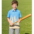 thumbnail image 3 of Aideaone Boys Performance Polo Shirts Short Sleeve Hawaiian Tropical Graphic Print Casual Shirts Size 5-14, 3 of 7