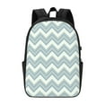 thumbnail image 2 of YFYANG 17" Laptop Backpack, Triangular Stripe Pattern Fashion Travel Work Backpack with USB and Headphone Cable Interface for Men and Women, 2 of 8
