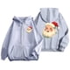 thumbnail image 4 of WILLBEST Sudadera de Mujer con Estampado Navideño, Cremallera, Manga Larga, Bolsillo, Cordón Ajustable y Capucha Informal Mediana, 4 of 8