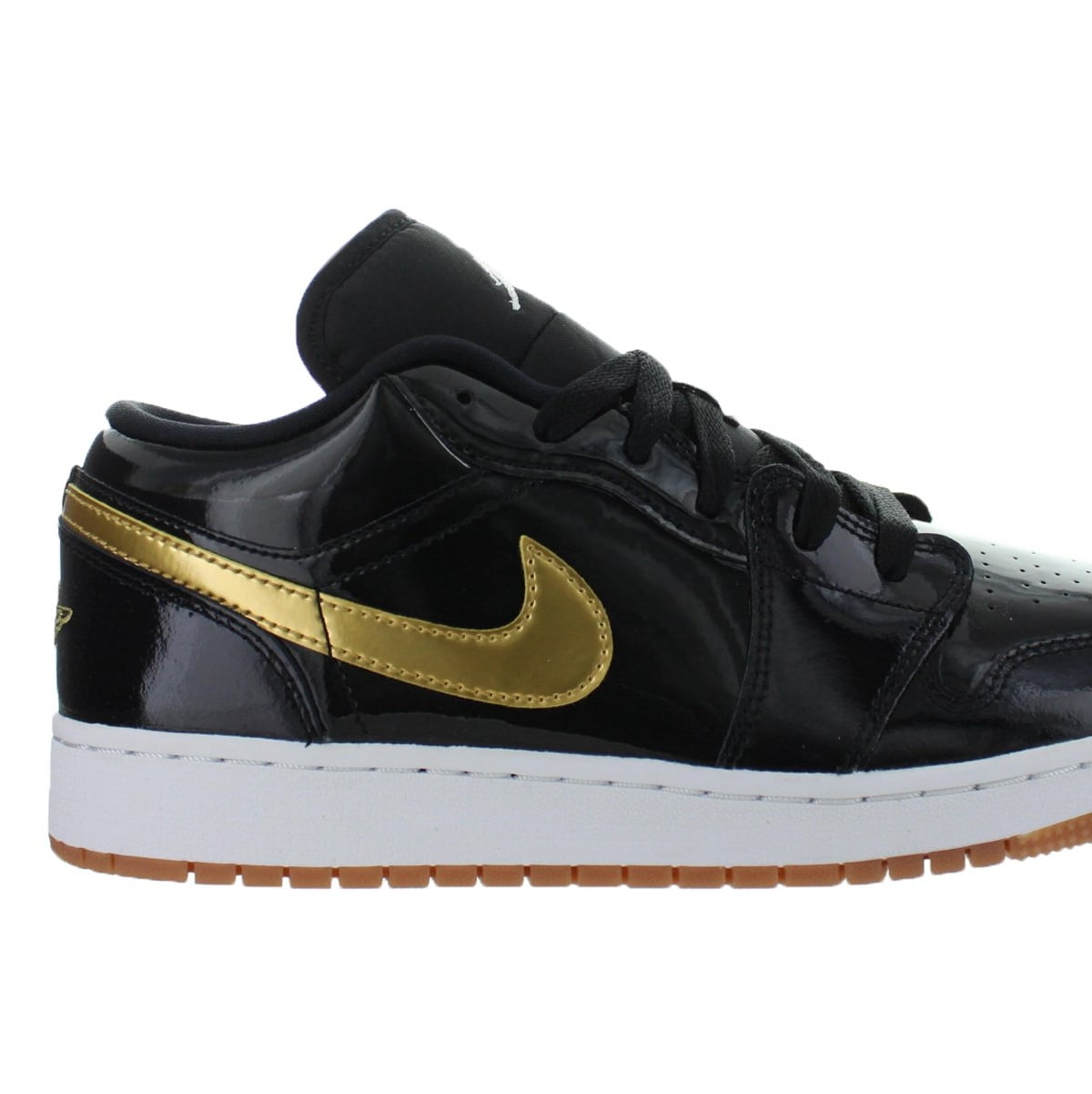 Air Jordan - Kids Air Jordan 1 Retro Low GS Gold And Gum Pack Black Metallic Gold W - Walmart 