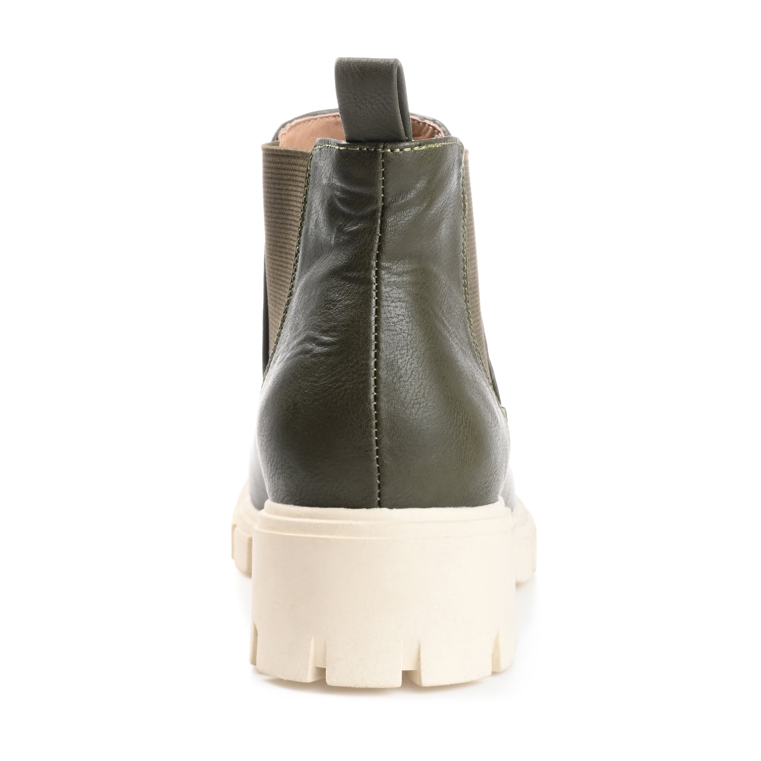 Journee Womens Rorke Pull On Block Heel Booties