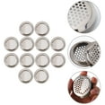 thumbnail image 5 of Vent Round Hole Air Louver Soffit Cover Covers Stainless Mesh Grille Ceiling Floor Register Duct Heat Emission Steel, 5 of 9