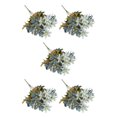 thumbnail image 1 of Transemion 1/2/3/5 Realistic Appearance Artificial Flower Low Maintenance For Life Elegant Mini Lily2 5PCS, 1 of 6