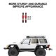 thumbnail image 3 of Amortiguador trasero delantero Tholdsy para Trx4 Trx6 Scx10 Capra oruga de aleación de aluminio 2 uds accesorios rojos, 3 of 6