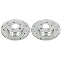 Power Stop Rear Pair of Drilled and Slotted Brake Rotors AR8264XPR