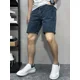 thumbnail image 2 of Pantalones cortos ajustados de mezclilla estilo hip hop para hombre, pantalones cortos ajustados tipo cargo para hombre, pantalones vaqueros elásticos de lujo estilo Harajuku, nuevos pantalones vaquer, 2 of 5