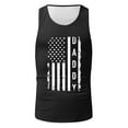 thumbnail image 4 of Ierhent 4th of July Tank Top Men Men's Regular-Fit Tank Top(Y-Black,XXL), 4 of 4