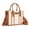 Beige-Brown, variant on Wrangler Boho Tote Bag for Women Western Purse Retro Top Handle Satchel Handbag with Signature Strap, Brown