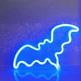 thumbnail image 1 of Letrero De Luz De Neón Letreros De Neón De Halloween Murciélago Luces De Neón LED Letrero De Luz De Neón Alimentado Por Batería USB Para Decoración De Pared Habitación Bar ANGGREK Otros, 1 of 8