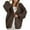 Coffee, variant on Womens Soft Knit Cardigan Coat Long Length Oversized Sleeve Open Front Sweater Outfit For Fall And Winter