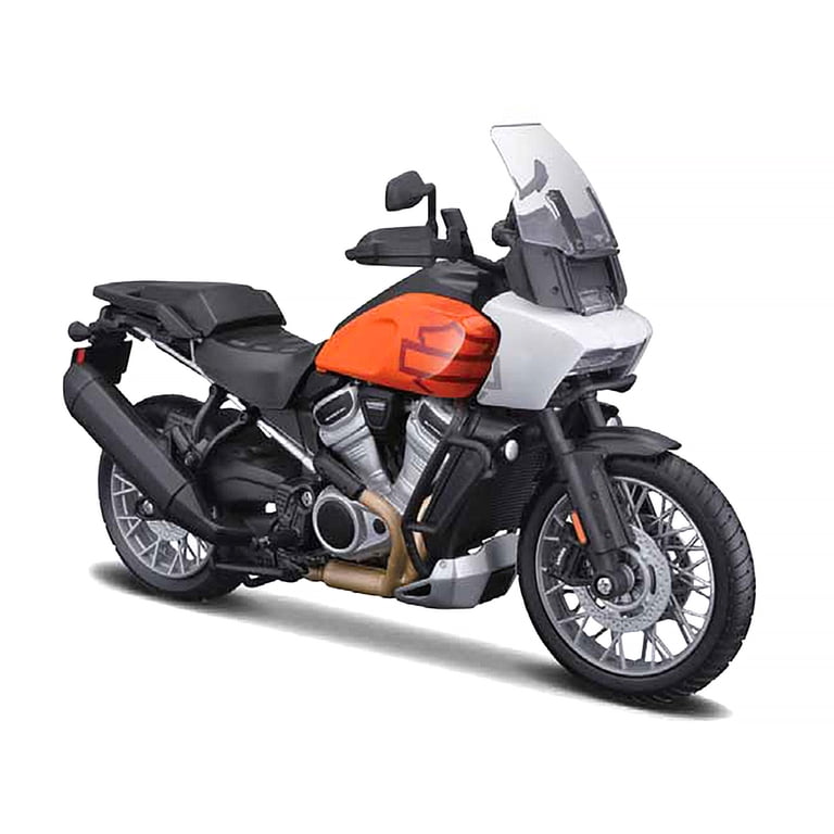 Maisto Harley Davidson Kids Scale Diecast Bike, Metal Orange