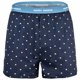 thumbnail image 2 of Happy Shorts Boxers de hombre tejidos, paquete de 3 - Estilo americano, algodón, estampados Hearts/Bear On Stripes/Bus S (Small), 2 of 7