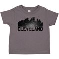 thumbnail image 3 of Inktastic Cleveland Skyline Boys or Girls Toddler T-Shirt, 3 of 5