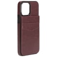 thumbnail image 2 of Funda para teléfono tipo billetera Funda protectora para teléfono multifuncional con soporte de hebilla magnética para iPhone 13 Pro Marrón, 2 of 5