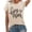 Beige, variant on Lkhaha Womens Graphic T Shirts Boy Heart Mom Letter Print Summer Short Sleeve Casual Plus Size Outfits Beige L