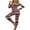 Black, variant on Ugly Christmas Pajamas for Women Onesies Pajamas V Neck Bodycon Jumpsuit Bodysuit Sleepwear Nightwear
