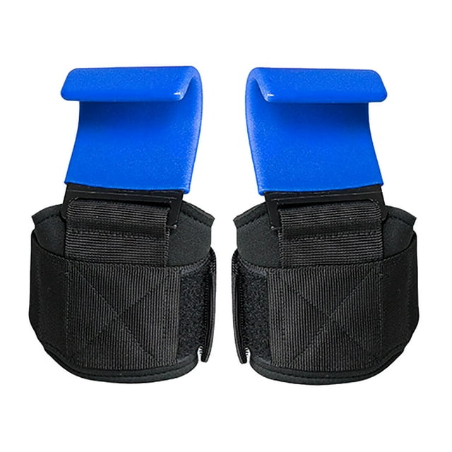 jinwen Weight Lifting Hooks ,Gym Wrist Support ,Trining s Strps Workout Bobuilding Blue