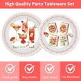 thumbnail image 2 of Princess Birthday Party Decorations, 96 Pcs Four Ever a Princess Plates and Napkins Forks Tableware Set, Girls 4th Birthday Party Supplies Disposable Plates Set for 24, 2 of 7