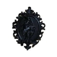 thumbnail image 2 of Decoración de pared gótica, escultura de pared, decoración de Halloween, adorno de regalo vintage Negro, 2 of 9