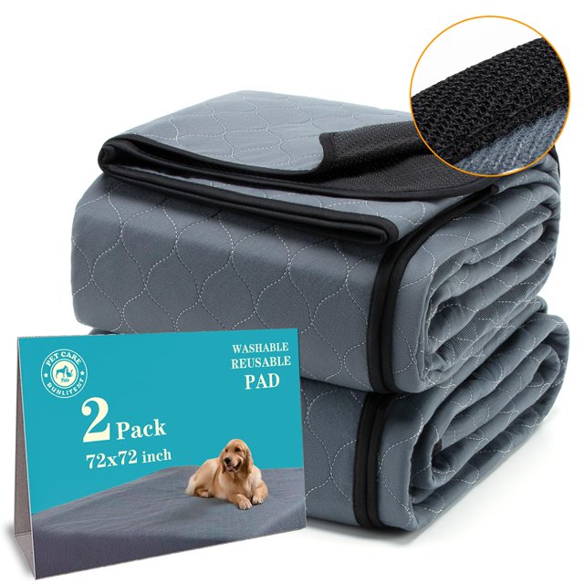 Pack de 2 almohadillas lavables Bunlitent para orinar, 72 x 72 cm, para perros