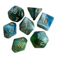 thumbnail image 1 of 7 dados poliédricos acrílicos para juegos familiares, DND, RPG, MTG, juegos de mesa para adultos B, 1 of 9