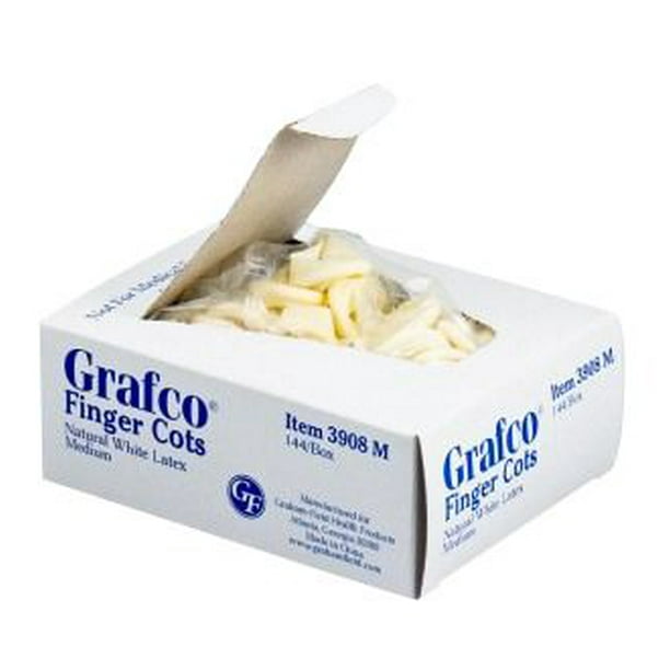 First Aid Finger Cots Protective Cots Medium Quantity Rubber Gloves