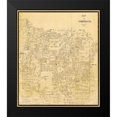thumbnail image 2 of Willke 15x17 Black Modern Framed Museum Art Print Titled - Smith Texas Landowner - Willke 1855, 2 of 5