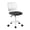 White, variant on Ergonomic Home Office Desk Chair with Adjustable Height, Rolling Base, and Breathable Backrest, Blue