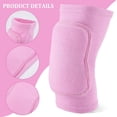 thumbnail image 6 of Volleyball Knee Pads for Women Men Soft Breathable Sports Knee Pads Knees Protective Elasticity Knees Brace for Basketball Football Pink, 6 of 9