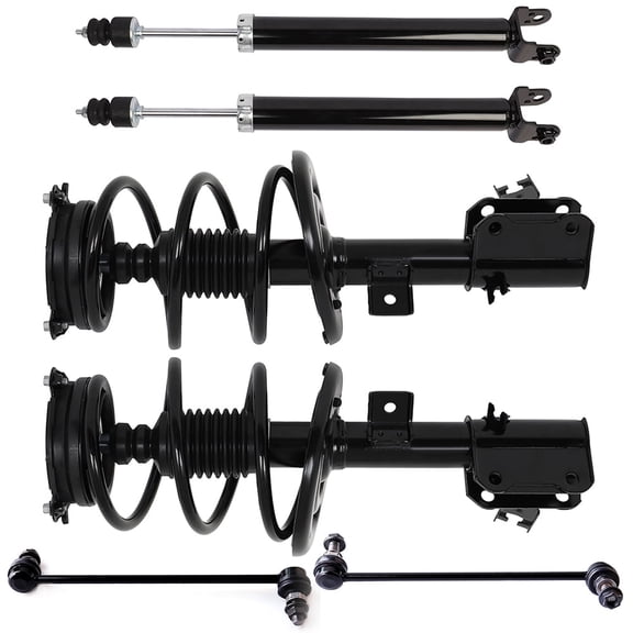 SCITOO Front Struts w/Coil Spring Sway Bars Kit For 2013-2018 For Nissan Altima 2.5L Front Shocks Struts,4PCS