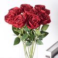 thumbnail image 3 of LOVE DOCK 3 Pieces Artificial Imperial Concubine Rose Flower Bride Home Wedding Decoration Silk Flower Artificial Flower, 3 of 5