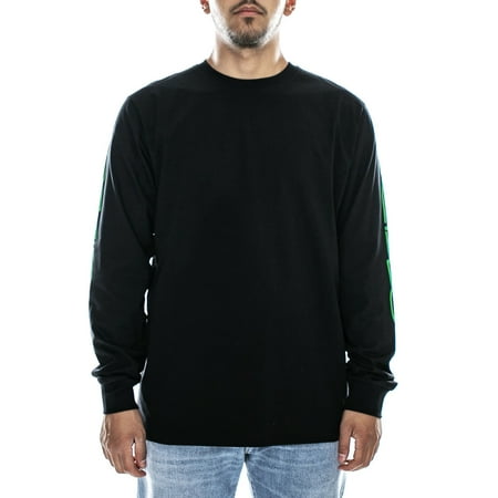 Oakley BLACK Long Sleeve College Tee, US Large