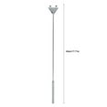 thumbnail image 2 of Aquarium Scraper, Stainless Steel Rust Proof Scraper, Fish Plant Box Cleaning Tool for Glass Aquarium Fish Box[45CM A], 2 of 9