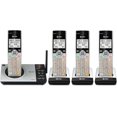 thumbnail image 1 of CL82407 DECT 6.0 Expandable Answering System with Smart Call Blocker, Silver/Black with 4 Handsets, 1 of 5