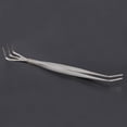 thumbnail image 3 of Root Rake, Durable Rustproof 2 In 1 Root Tweezers, Anti-slip Handle Stainless Steel Material Beginners Gardening Tool For Home Bonsai, 3 of 8
