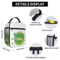 thumbnail image 3 of Bolsa de almuerzo Rick y Morty, linda bolsa de almuerzo con aislamiento, contenedor de almuerzo reutilizable, bolsa de almuerzo térmica, bolsa de mano para picnic, viajes al aire libre, 3 of 5
