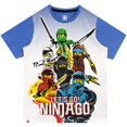 thumbnail image 2 of LEGO Boys Ninjago Print Short Pajamas Blue Sizes 6-14, 2 of 3