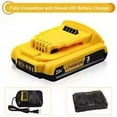 thumbnail image 4 of 1 PACK 20V 3Ah Replacement for DeWalt Lithium Battery DCB204, 4 of 6