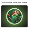 thumbnail image 2 of Mermaid Glow-in-the-Dark Fluorescent Drawer Pulls with Screws - Round 4-Pack, Suitable for Cabinets, Wardrobes, Dressers - Cabinet Knobs, Drawer Knobs, and Drawer Pulls, 2 of 6