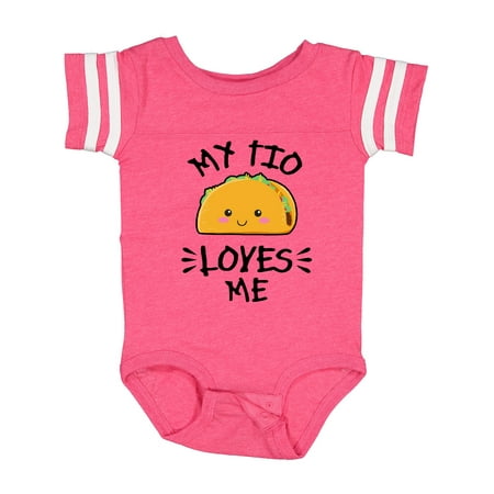

Inktastic My Tio Loves Me with Taco Illustration Gift Baby Boy or Baby Girl Bodysuit