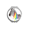 thumbnail image 1 of Pinto LGBT Arc-en-Ciel Couleur Modèle Main Miroir Compact Rond Portable Poche Verre, 1 of 3