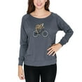 thumbnail image 1 of Bicycle Sloth Juniors Long Sleeve Slouch Top Grey LG, 1 of 1