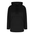thumbnail image 5 of Womens Long Hoodies Fleece Lined Sweatshirts, Pullover Outwear Long Sleeve with Pocket, Fall Winter Outfits, 5 of 7