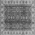 thumbnail image 1 of Ahgly Company Indoor Square Abstract Gray Modern Area Rugs, 7' Square, 1 of 4