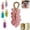 Peach Pink (Peach flavor), variant on Grapes Soap on a Rope, Soap Grapes on a Rope – Handmade Grapes Cluster Shaped Soaps with Rope for Shower Hanging, Bathroom Kitchen Decor, Grape Scented