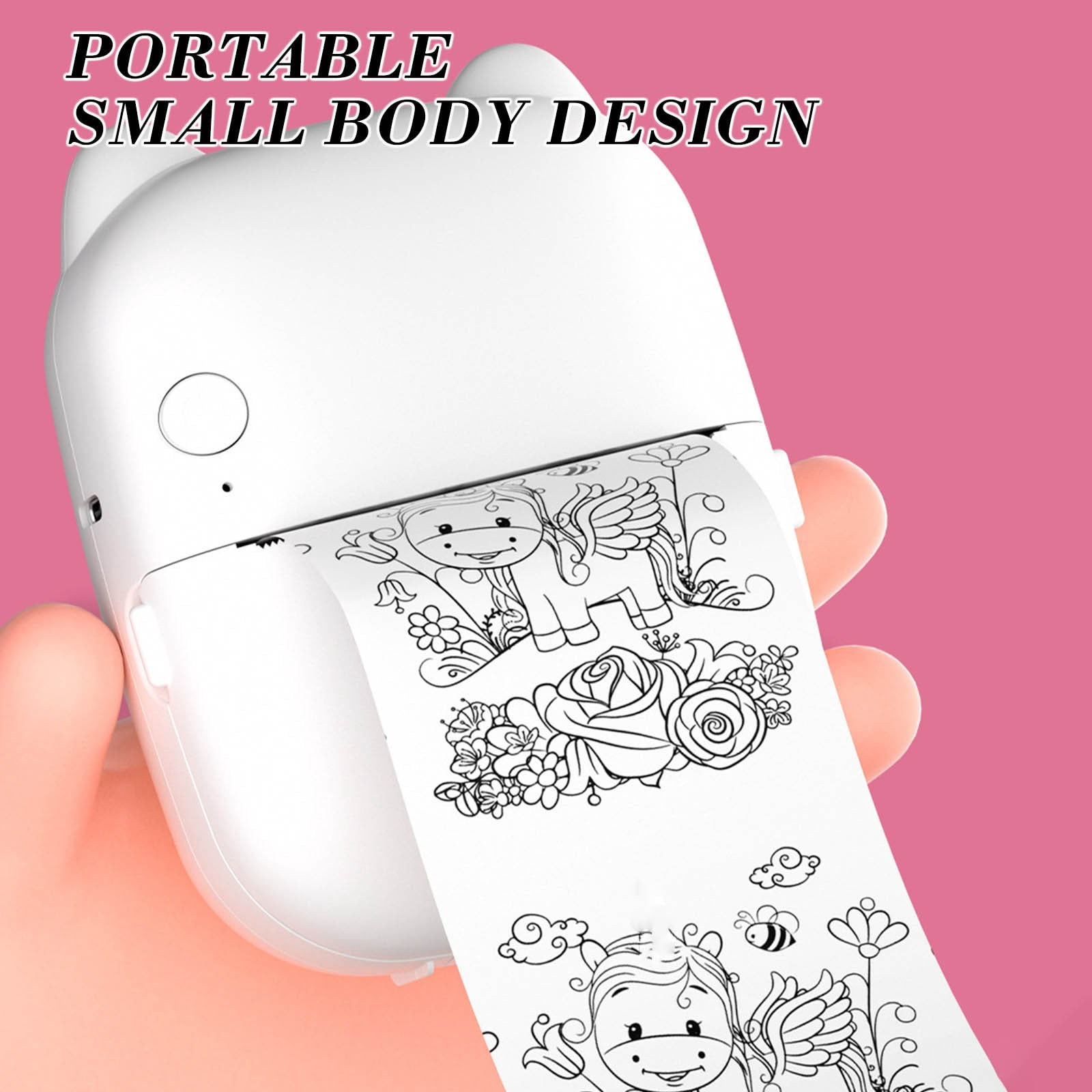 Tarmeek AI Printer Mini Intelligent Multifunctional Voice Control Thermal Printer for Students Error Question Printer with WIFI Connectivity Smart Features