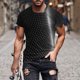 thumbnail image 2 of Camiseta de Manga Corta de Cuello Redondo de Impresión de los Hombres Moda Casual, Ajuste Suelto para la Capa de Invierno con Chaquetas Y Pantalones Cortos, 2 of 5