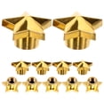 thumbnail image 1 of unbranded 10Ud Tapones De Válvula Para Auto Dorados En Antióxido Con Único De Estrella, 1 of 8