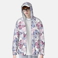 thumbnail image 4 of Easygdp Butterflies in Pastel Lightweight Long Sleeve Sun Shirt Sports long-Sleeved Sun Protective Clothing, Quick Drying Breathable - XX-Large, 4 of 9