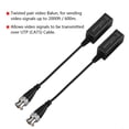 thumbnail image 4 of POCREATION 1 Pairs CCTV BNC HD-CVI/TVI/AHD Passive Video Balun Transceiver, VBESTLIFE BNC Video Balun Transceiver Cable, Twisted Pair, Super Interference Rejection, 4 of 8